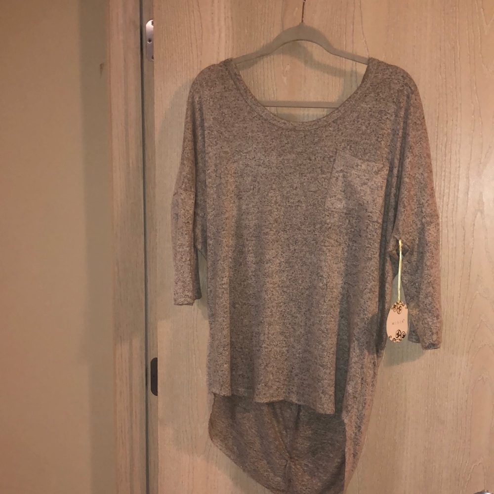 NWT Misa Sweater with Button Back